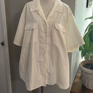 Cabin Creek Off-White Camp Shirt